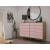 Rockefeller 10-Drawer Tall MDF Double Dresser w/Metal Legs