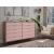 Rockefeller 10-Drawer Tall MDF Double Dresser w/Metal Legs