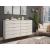 Rockefeller 10-Drawer Tall MDF Double Dresser w/Metal Legs