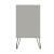Rockefeller 10-Drawer Tall MDF Double Dresser w/Metal Legs