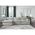 Sophie 3-Piece Polyester L-Shaped Modular Sectional Sofa w/Left Arm Chaise Facing