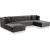 Moda Velvet 3-Piece Sectional