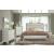 Salon Tufted Leatherette Queen Size Bed w/ LED Lighting