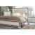 Salon Tufted Leatherette Queen Size Bed w/ LED Lighting
