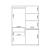 Gramercy 2-Section Freestanding Wardrobe Armoire Closet 