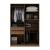 Gramercy 2-Section Freestanding Wardrobe Armoire Closet 