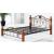 IB 1582 Full Size Iron Bed w/Wooden Colums