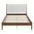 Jasper Chenille/Wood Eastern King Platform Bed