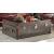 Aberdeen Stainless Steel/Top Grain Leather Coffee Table