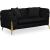 Kingdom Velvet Loveseat