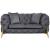 Kingdom Velvet Loveseat
