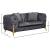 Kingdom Velvet Loveseat