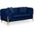 Kingdom Velvet Loveseat