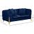 Kingdom Velvet Loveseat