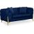 Kingdom Velvet Loveseat