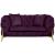 Kingdom Velvet Loveseat