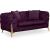 Kingdom Velvet Loveseat