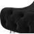 Crescent Velvet Chair