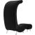 Crescent Velvet Chair