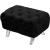 Crescent Velvet Ottoman