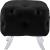 Crescent Velvet Ottoman