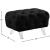 Crescent Velvet Ottoman