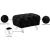 Crescent Velvet Ottoman