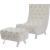 Crescent Velvet Chair