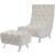 Crescent Velvet Chair