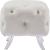 Crescent Velvet Ottoman
