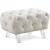 Crescent Velvet Ottoman