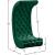 Crescent Velvet Chair