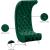 Crescent Velvet Chair