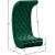 Crescent Velvet Chair