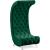 Crescent Velvet Chair