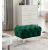 Crescent Velvet Ottoman
