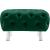 Crescent Velvet Ottoman