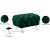 Crescent Velvet Ottoman