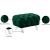 Crescent Velvet Ottoman