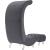 Crescent Velvet Chair