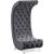 Crescent Velvet Chair