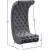 Crescent Velvet Chair
