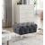 Crescent Velvet Ottoman