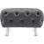 Crescent Velvet Ottoman