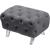 Crescent Velvet Ottoman