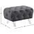 Crescent Velvet Ottoman