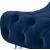 Crescent Velvet Chair
