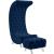 Crescent Velvet Chair