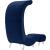Crescent Velvet Chair