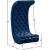Crescent Velvet Chair